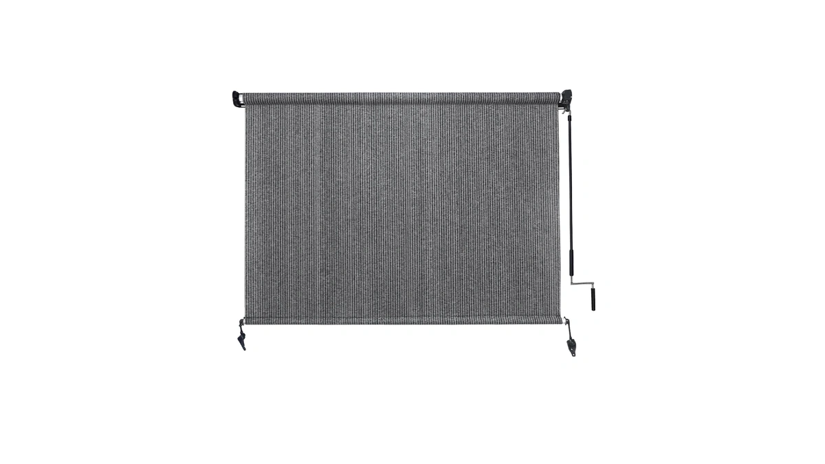 Amagenix Outdoor Roller Shades 10'(w) X 8'(h), Exterior Cordless Patio