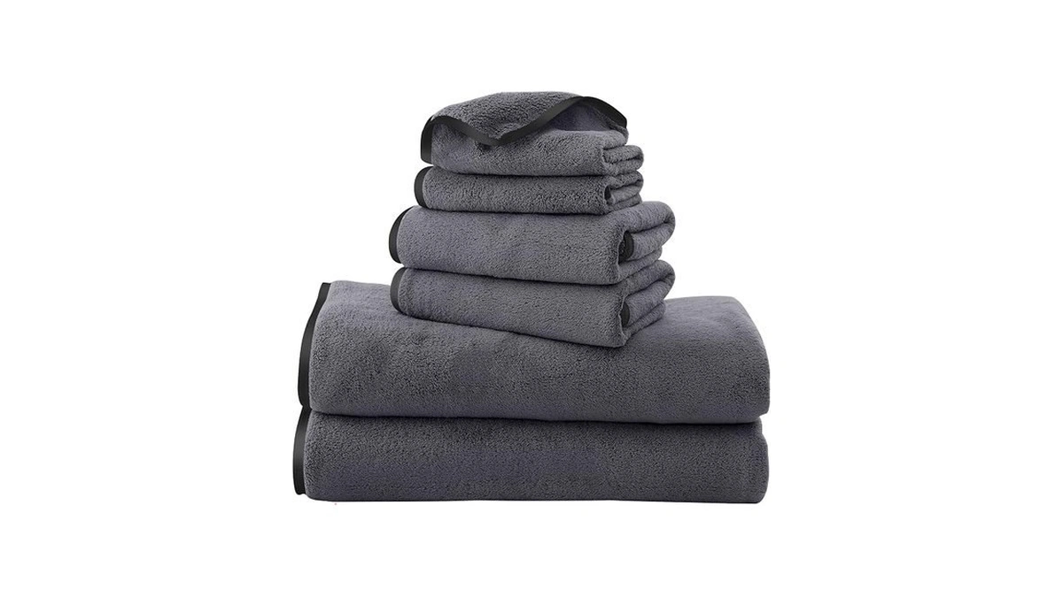 Tenstars Luxury Silk Hemming Towel Set - Light Thin Quick