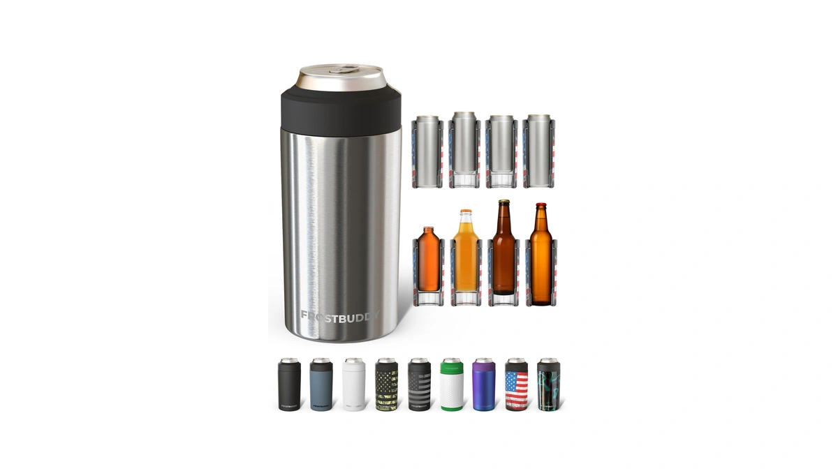 Frost Buddy Universal Can Cooler - Fits All - Stainless