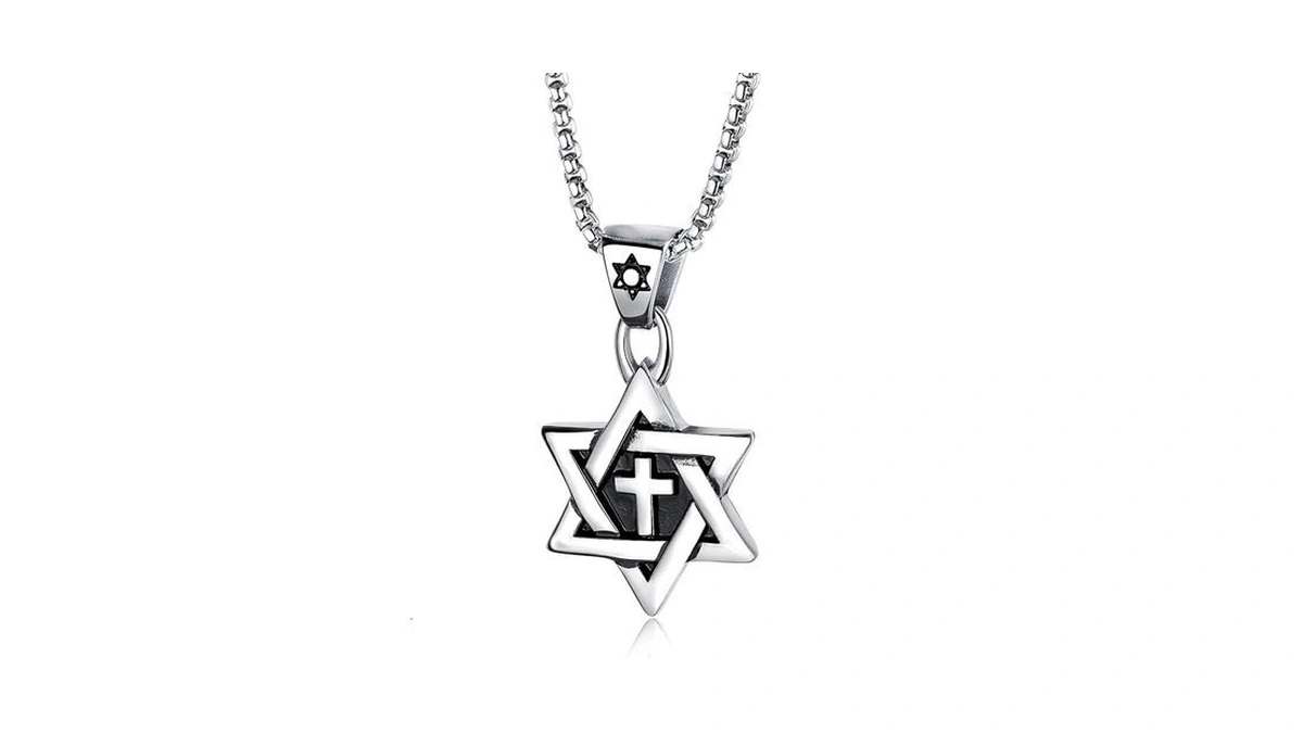 Rehoboth Six Pointed Megan Star Of David Cross Pendant Necklaces