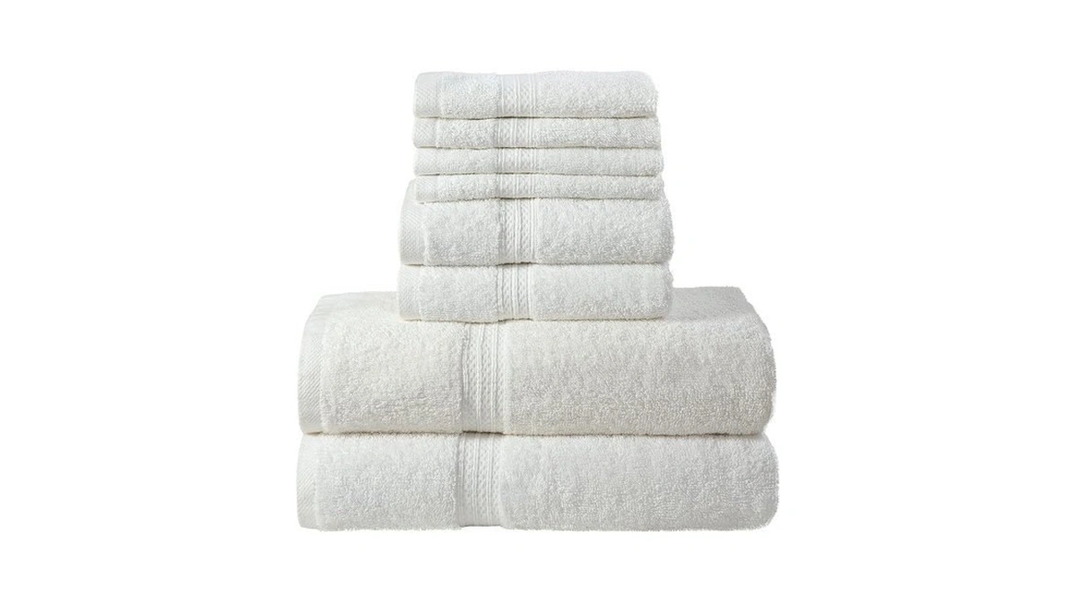 Briarwood Home Bath - 8 Piece Towels Set, Extra Absorbent