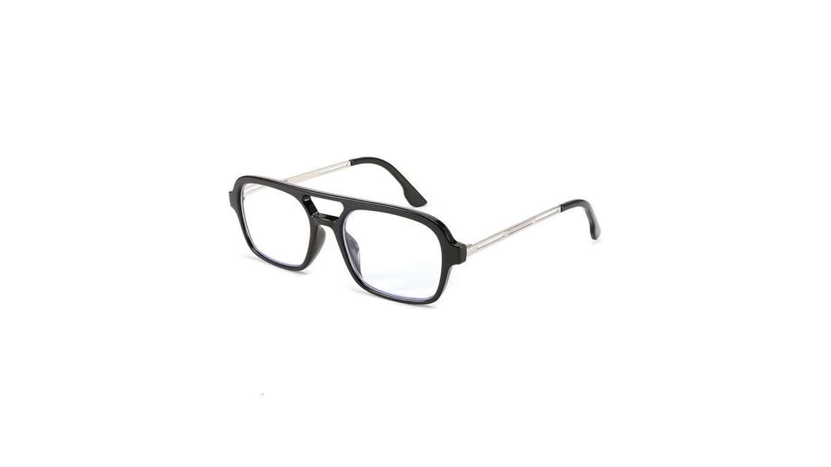 Feisedy Retro Square Blue Light Blocking Reading Glasses For Women