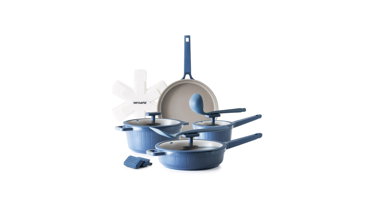 Sensarte 14 Pcs Pots And Pans Set Nonstick, Non Toxic