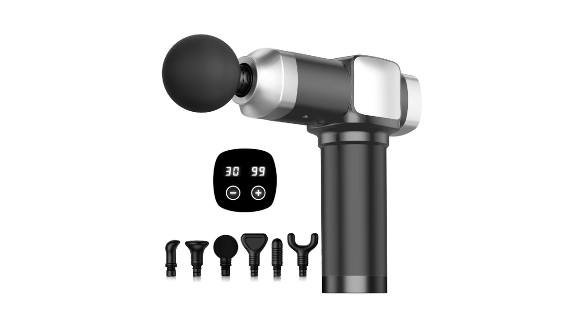 Camefer Massage Gun Deep Tissue, Handheld Percussion Muscle Massager For
