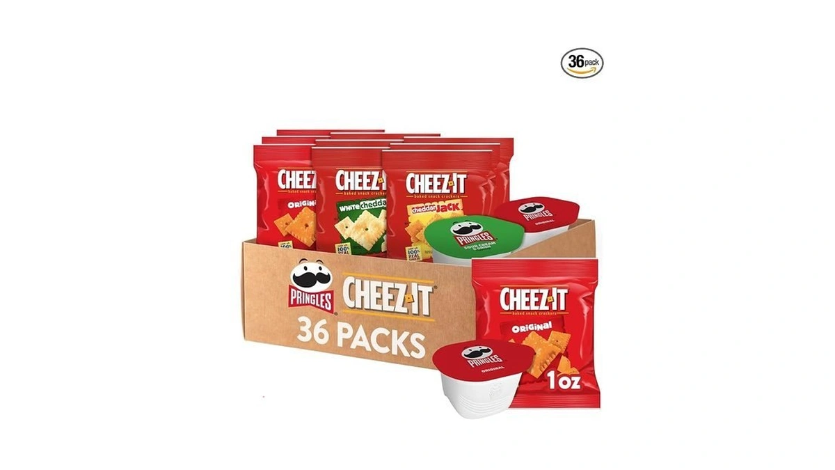 Pringles And Cheez-it Variety Pack, Lunch Snacks, Kids Snacks, Variety