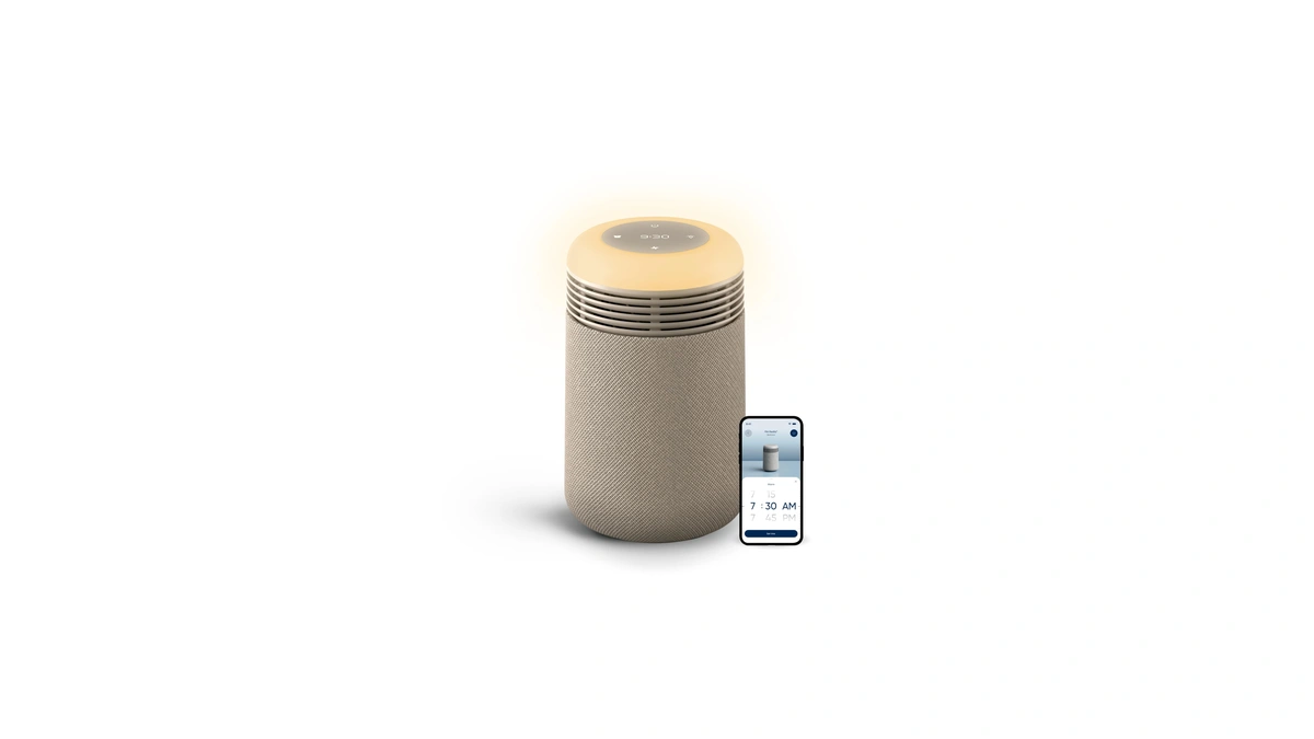 Blueair Air Purifier & Sunrise Alarm Clock For Bedroom, Nursery