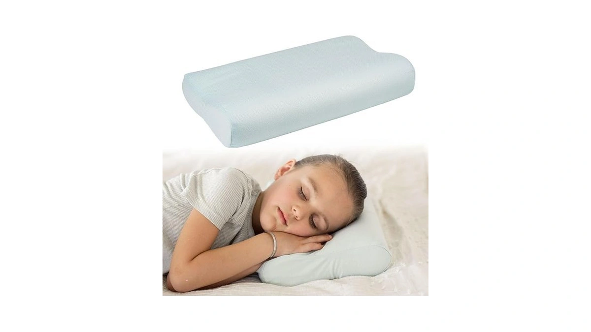 Tiny Twinkle Toddler Pillow With Fitted Pillowcase | Ergonomic Shape