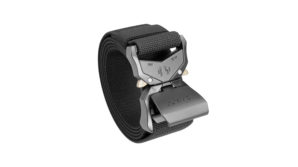 Jukmo Tactical Belt, Military Hiking Rigger 1.5" Nylon Web Work