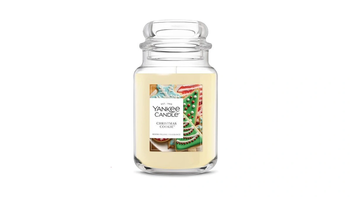 Yankee Candle Christmas Cookie Scented Candle, 22oz Large Jar With