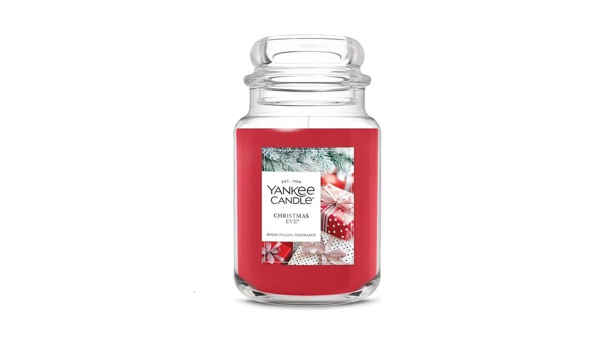 Yankee Candle Christmas Eve Scented Candle, 22oz Large Jar, Up