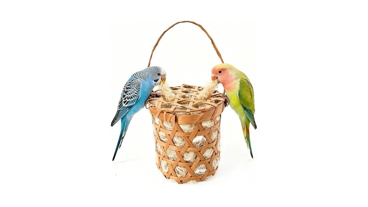 Failun Birds Nests Material Holder,hummingbird Nesters,natural Material ​for Wild Birds,refillable