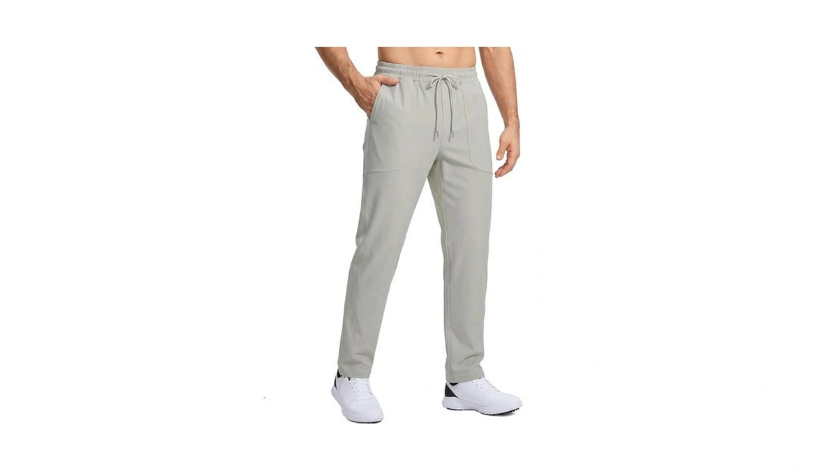 Incerun Golf Pants Stretch Work Dress Pants Quick Dry Lightweight