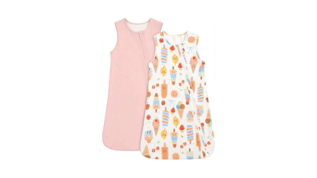 Wytbaby 2pack Baby Sleep Sack 1.0 Tog, Lyocell Wearable Blanket
