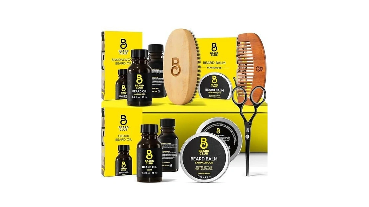 The Beard Club Beard Kit For Men - Grooming &