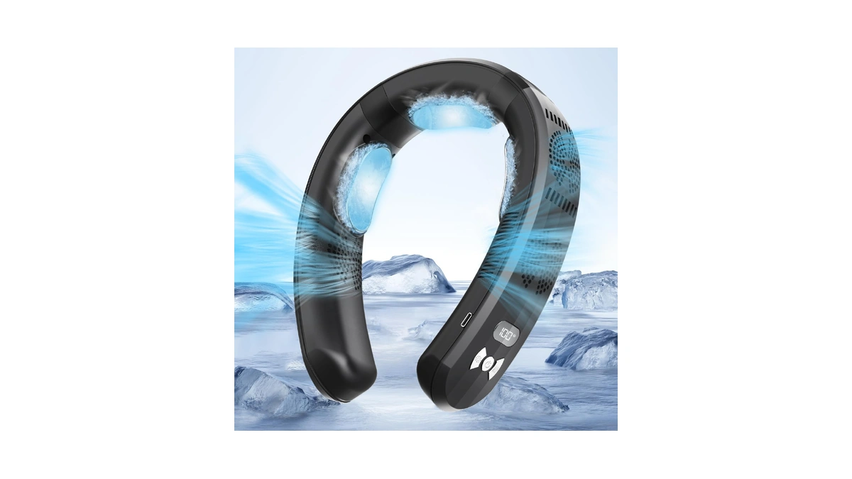 Portable Neck Air Conditioner Fan,bladeless Fans,long Endurance Limited Version Portable