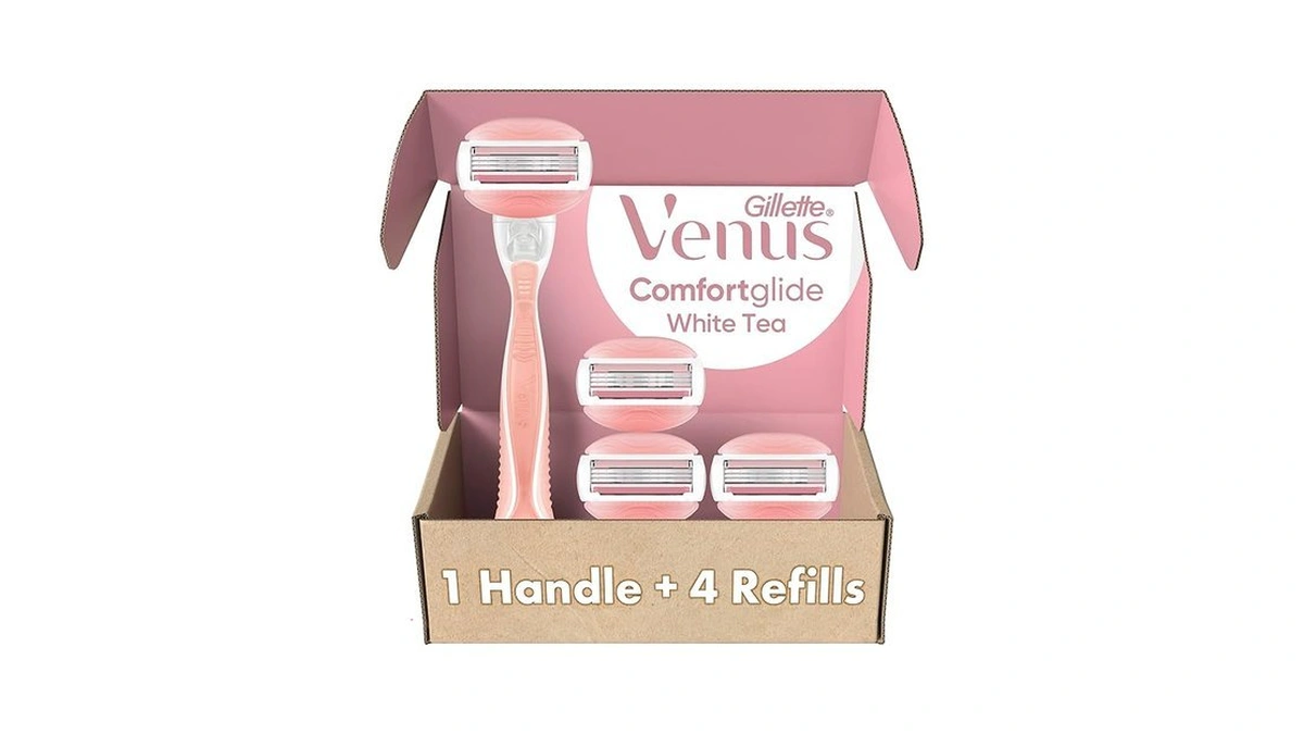 Gillette Venus Comfortglide White Tea Women's Razor 1 Handle +