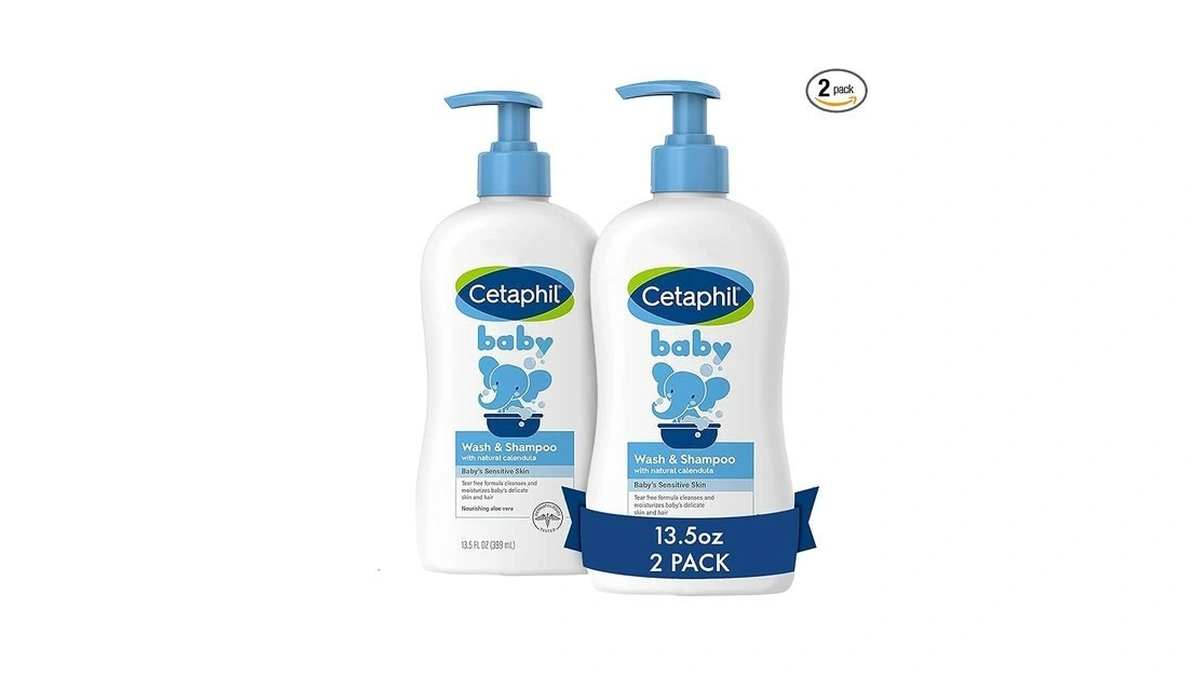 Cetaphil Baby Wash & Shampoo, 13.5oz Pack Of 2, Hypoallergenic,