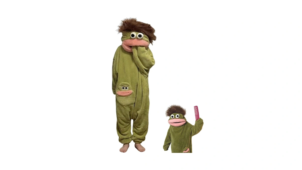 Sehiozni Big Mouth Monster Onesie Kids Funny Green Jumpsuits Silly