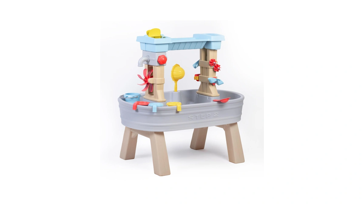 Step2 Rain Showers & Flow Kids Water Table, Outdoor Toddler