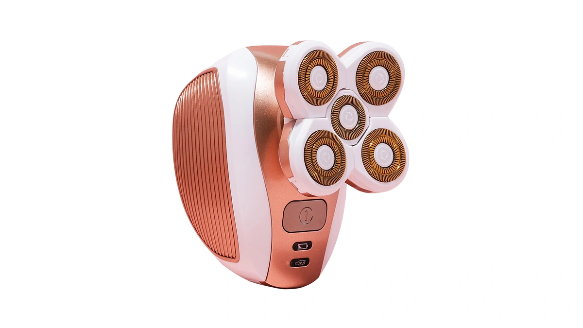 Roseskinco 4d Women's Electric Shaver, Quickly & Painlessly Removes Body