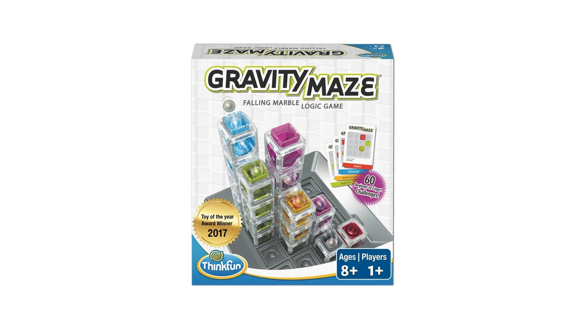 Thinkfun Gravity Maze - Falling Marble Logic Game - Challenging