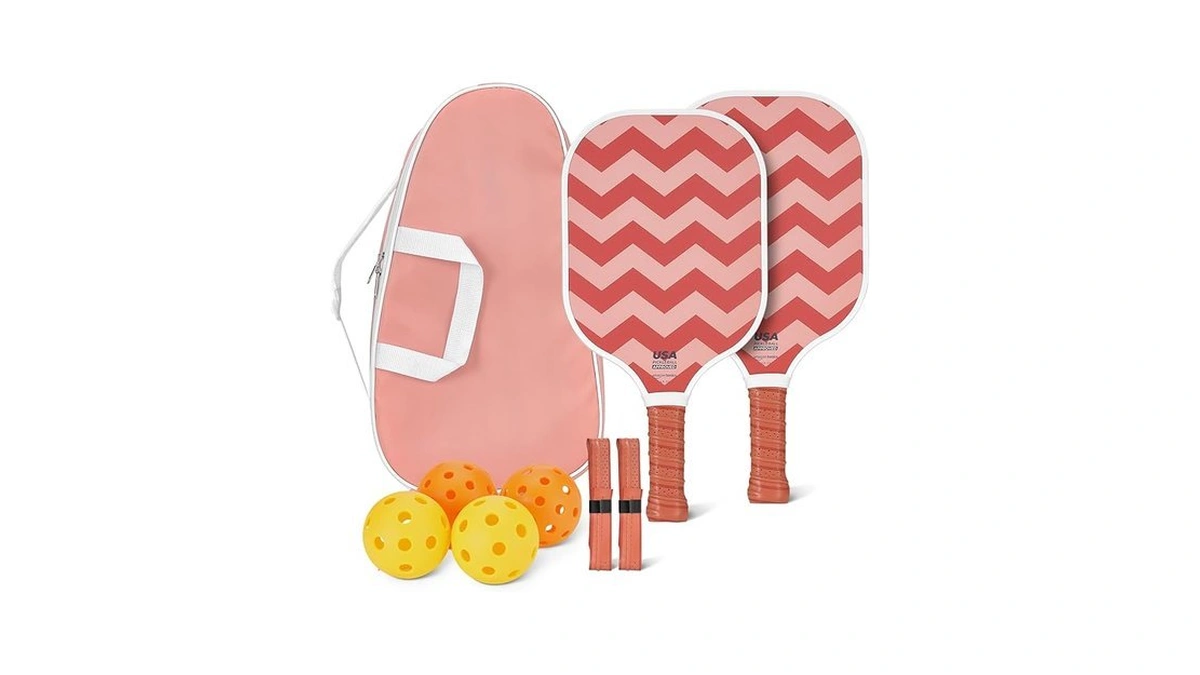 Amazon Basics Pickleball Paddles Set Of 2, Usapa Approved Carbon