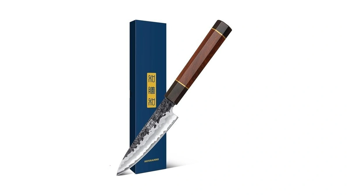 Hoshanho Paring Knife 3.75 Inch Peeling Knife, Razor Sharp Japanese