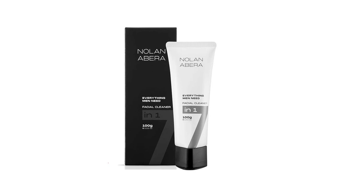 Abera Nolan Daily Facial Cleanser For Men, Niacinamide + Zincsebum