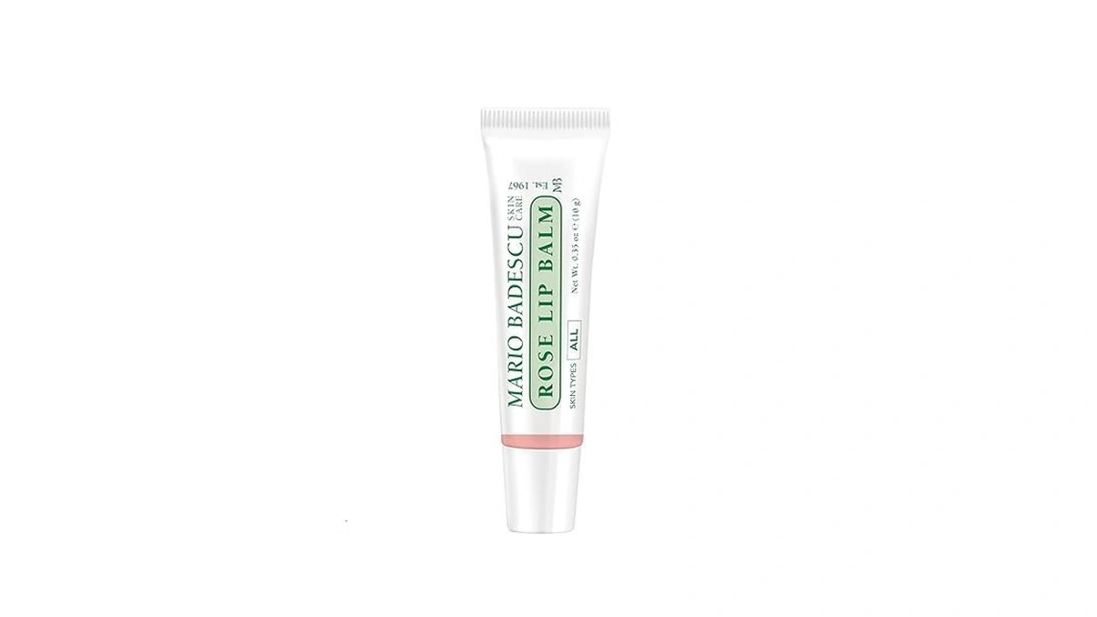 Mario Badescu Moisturizing Rose Lip Balm For Dry Cracked Lips,