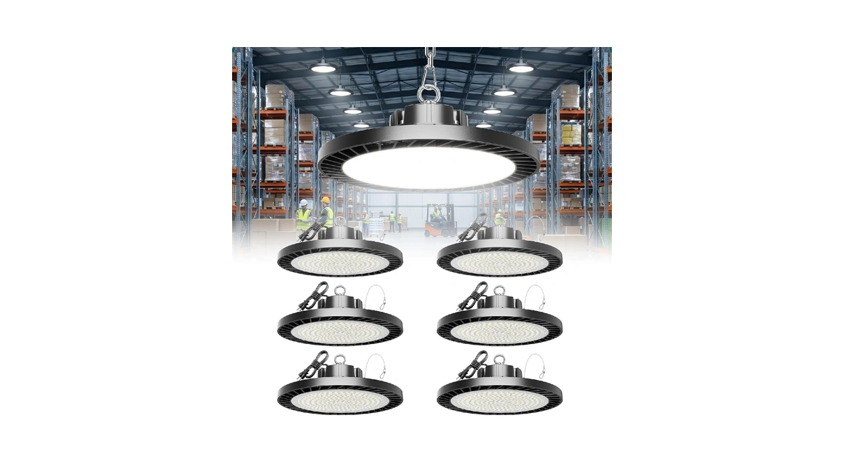 Onlylux 350w Ufo Led High Bay Light 52500lm 5000k, 150lm/w