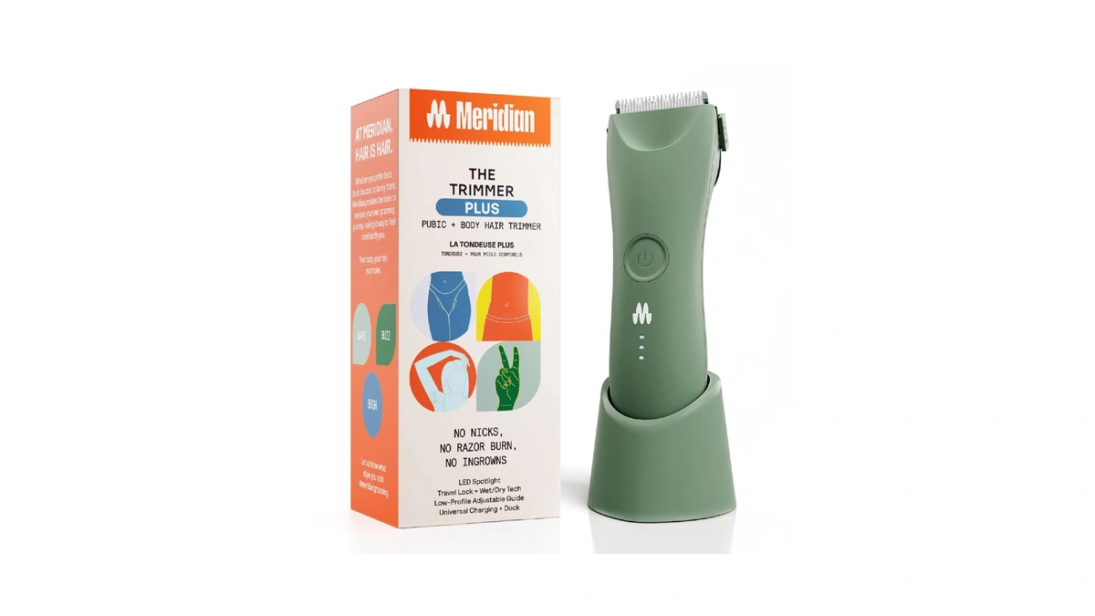 Meridian The Trimmer Plus - Body Hair Trimmer & Waterproof