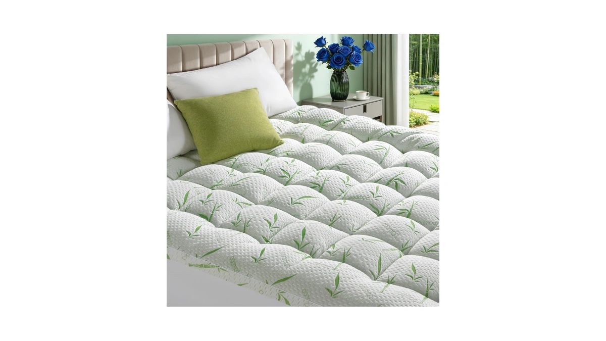3 Inch Mattress Topper - Viscose Made From Bambu,cooling Soft