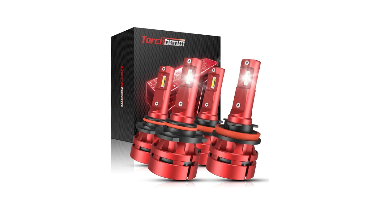 Torchbeam T2 2025 9005 H11 Bulbs Combo,90,000lm 6000k Cool White