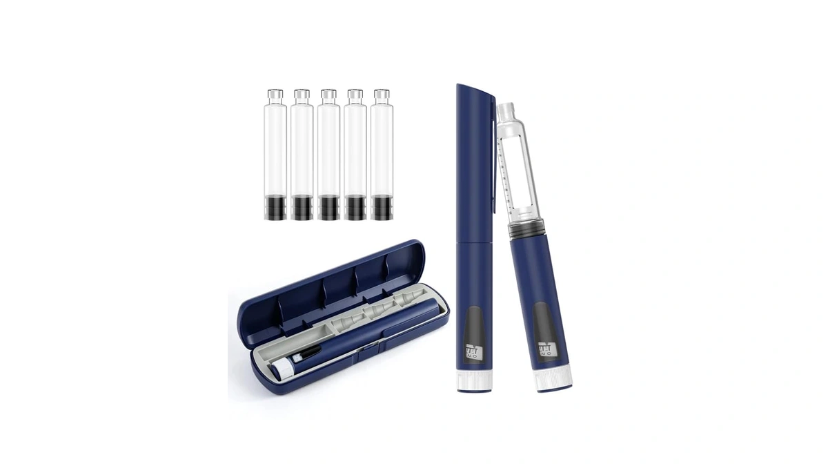 80 Unit Reusable Delivery Pen, Adjustable Dose Dial, Compatible With