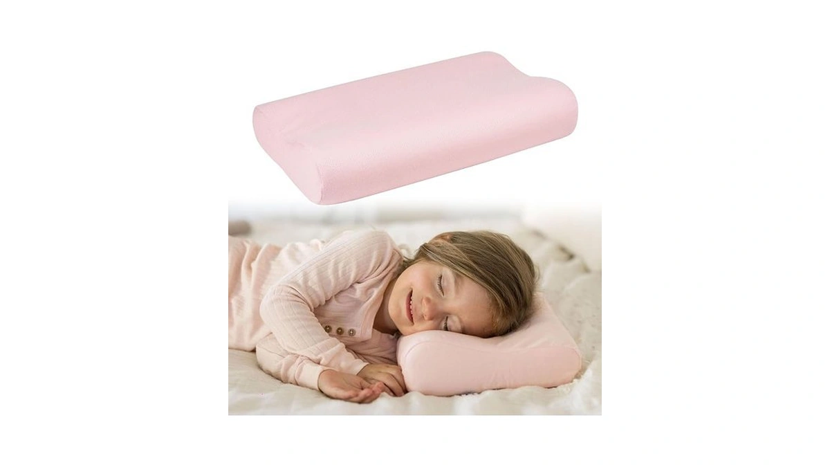 Tiny Twinkle Toddler Pillow With Fitted Pillowcase | Ergonomic Shape