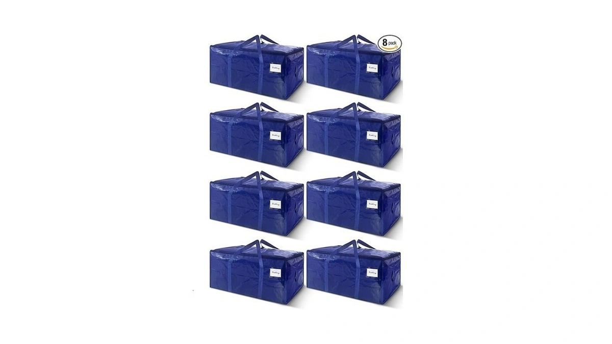 8 Pack Extra Heavy Duty Large Moving Bags With Strong