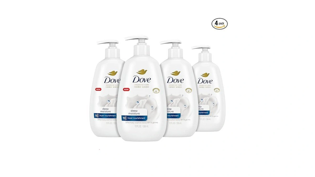 Dove Advanced Care Hand Wash Deep Moisture 4 Count For