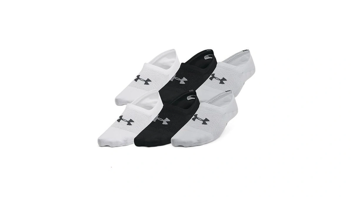 Under Armour Womens Breathe Lite Liner Socks 6 Pack, (014)