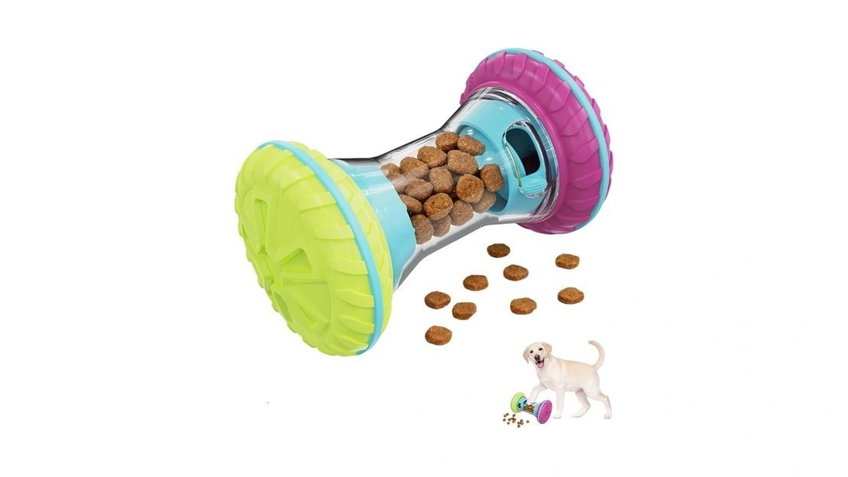 Mateeylife Interactive Dog Puzzle Toy, Adjustable Treat Dispensing Slow Feeder