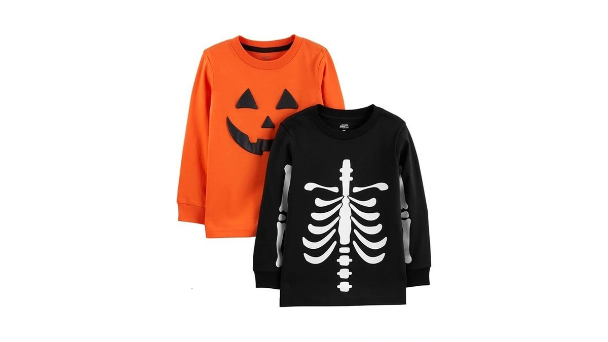 Simple Joys By Carter's Baby Boys' 2-pack Halloween Long-sleeve Tees