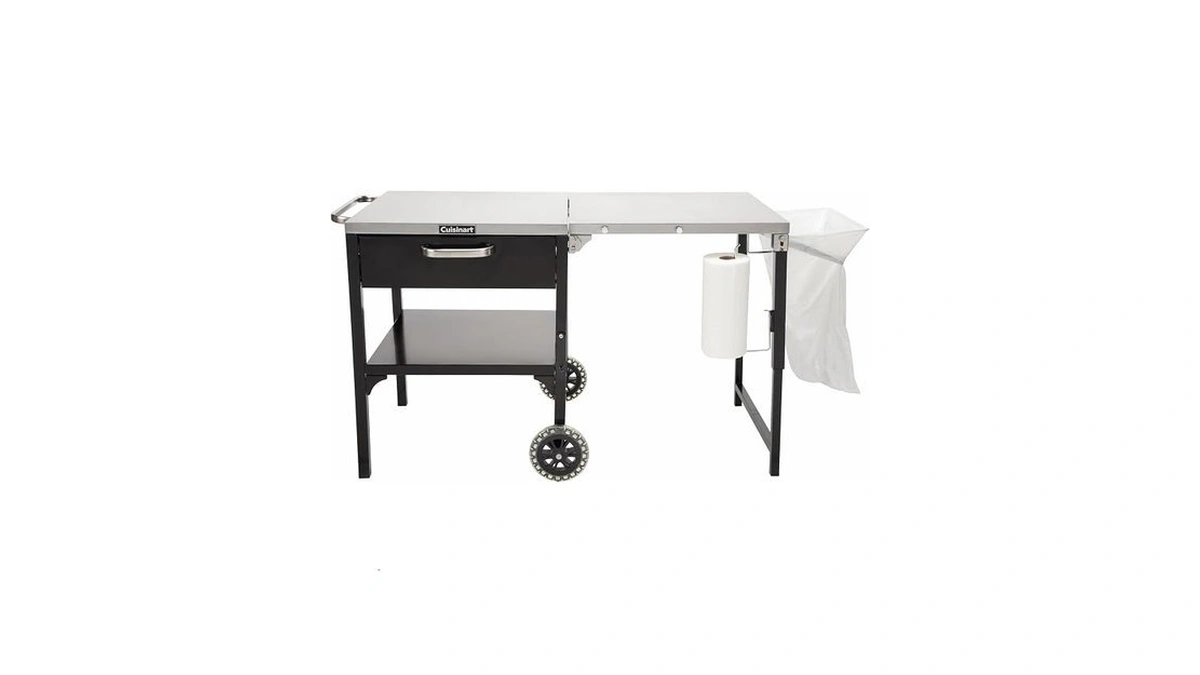 Cuisinart Prep ‘n Cook Outdoor Table And Grill Stand, Stainless