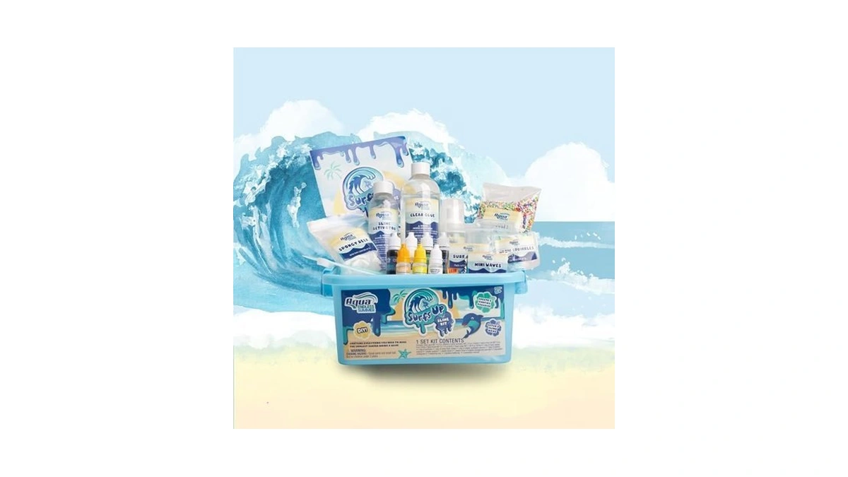Aqua Endless Summer Surf’s Up Diy Slime Kit – Beach