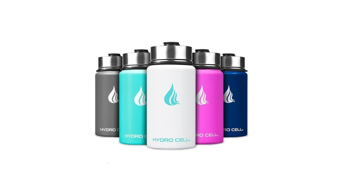 Hydro Cell Stainless Steel Sport Water Bottle With Straw -