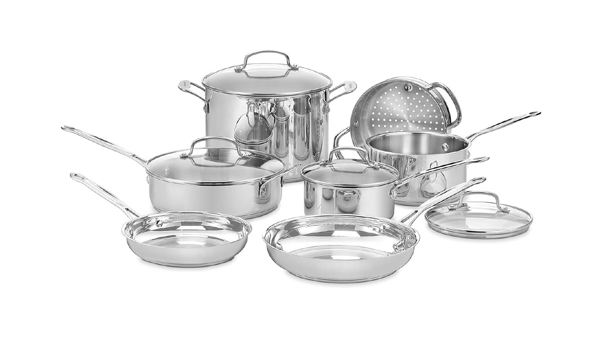 Cuisinart Chef’s Classic 11-piece Stainless Steel Pots And Pans Set,