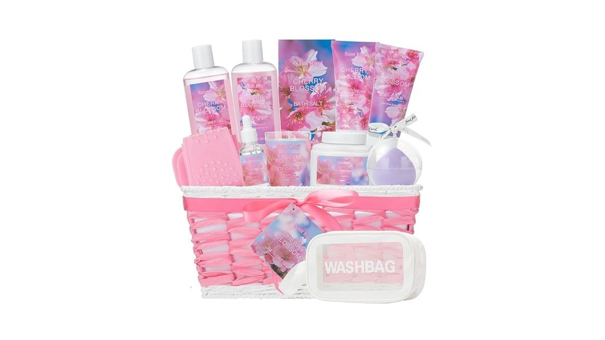Spa Bath & Body Gift Set For Women, Large Spa