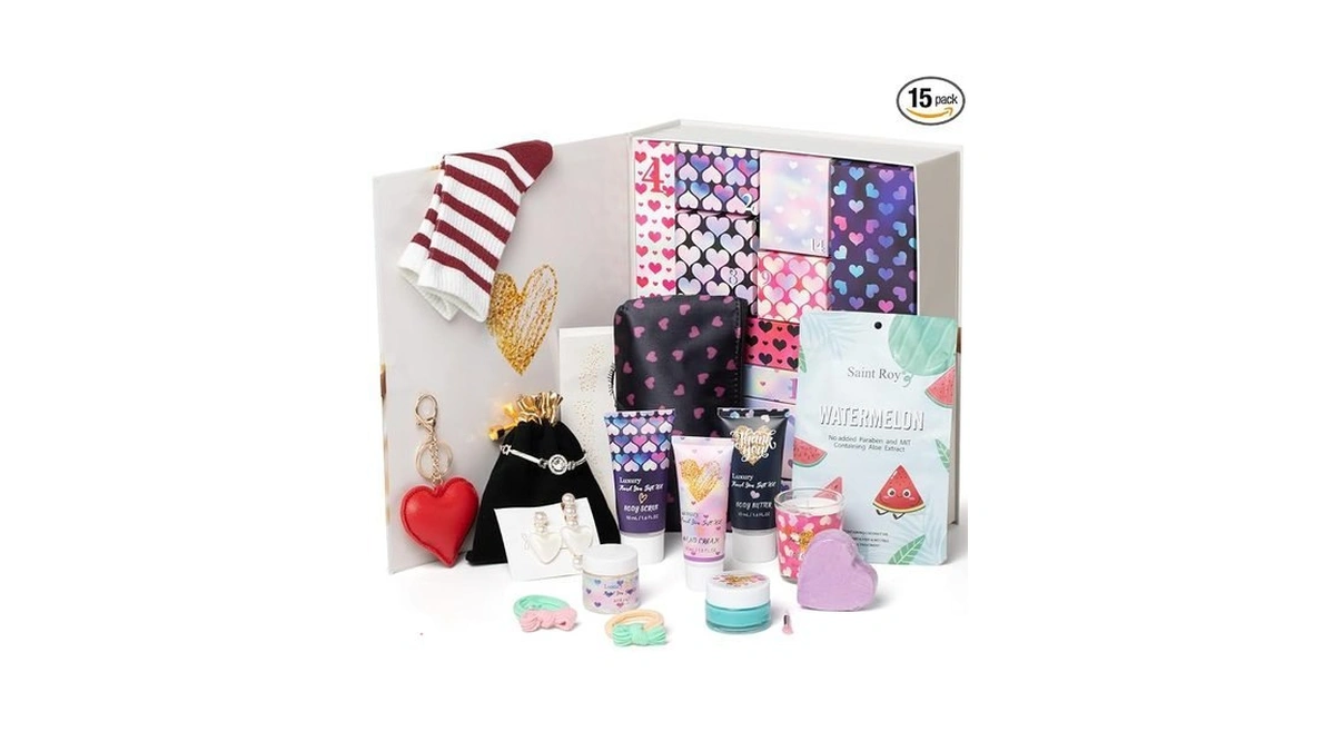 Valentines Bath And Body Advent Calendar, Wedding Gift Of Thank