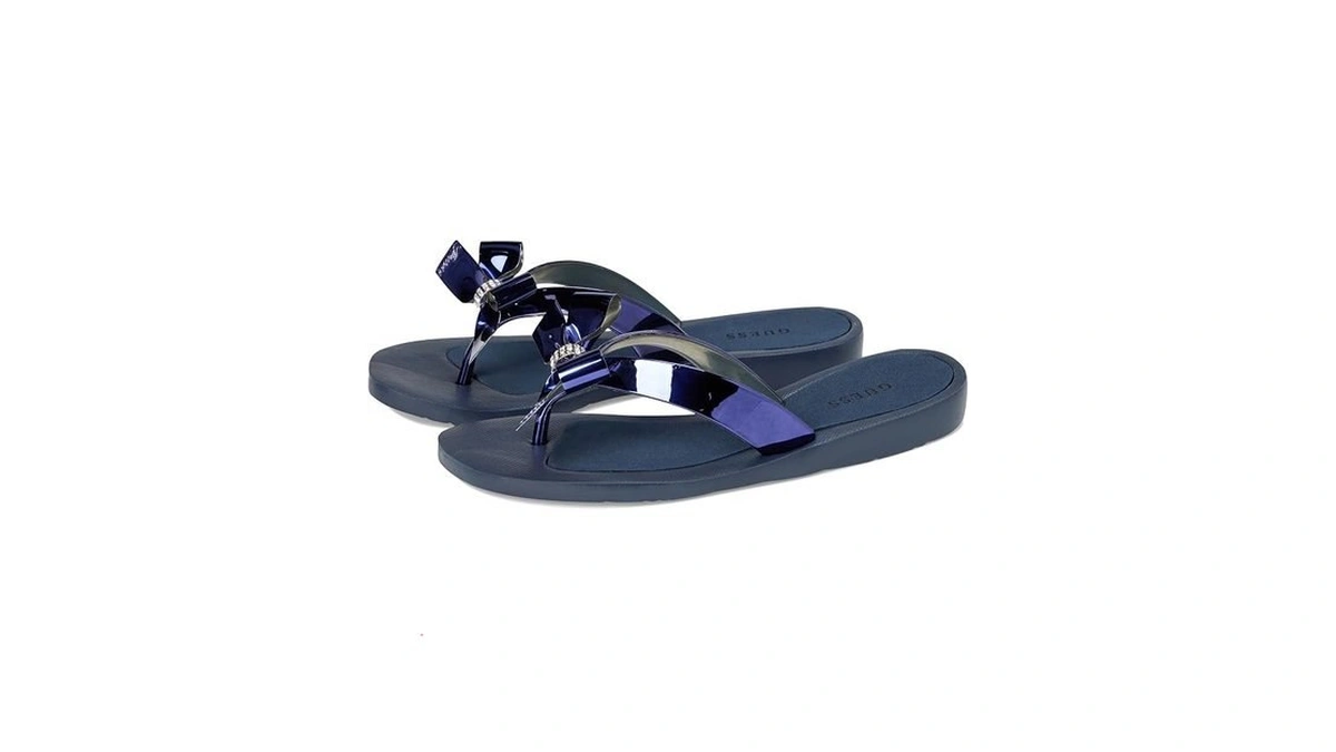 Guess Women's Tutu Sandal, Navy 434, 7