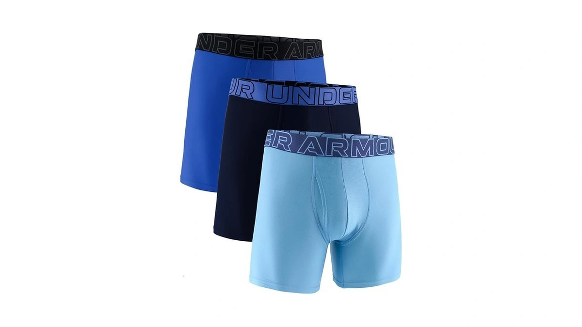 Under Armour Men's Performance Tech Boxerjock Brief Underwear,6" Inseam, Ultra-soft,