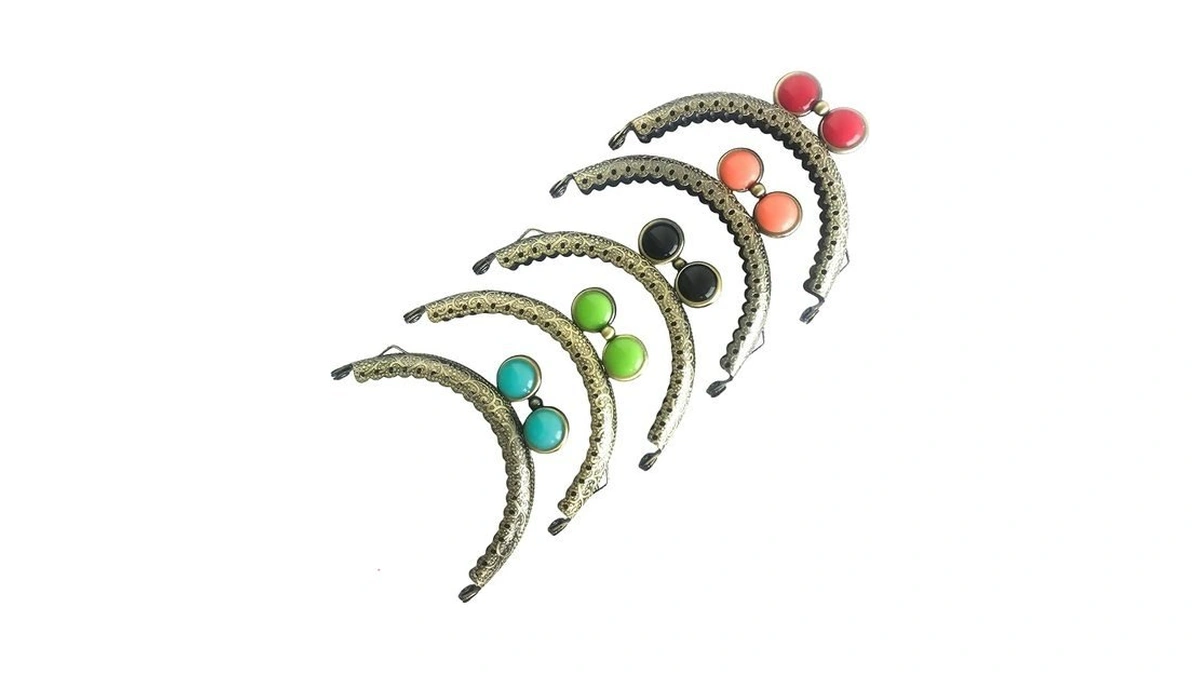 Purse Frame,5pcs 8.5cm/3.3 Inch Vintage Kiss Lock Clasps For Handmade