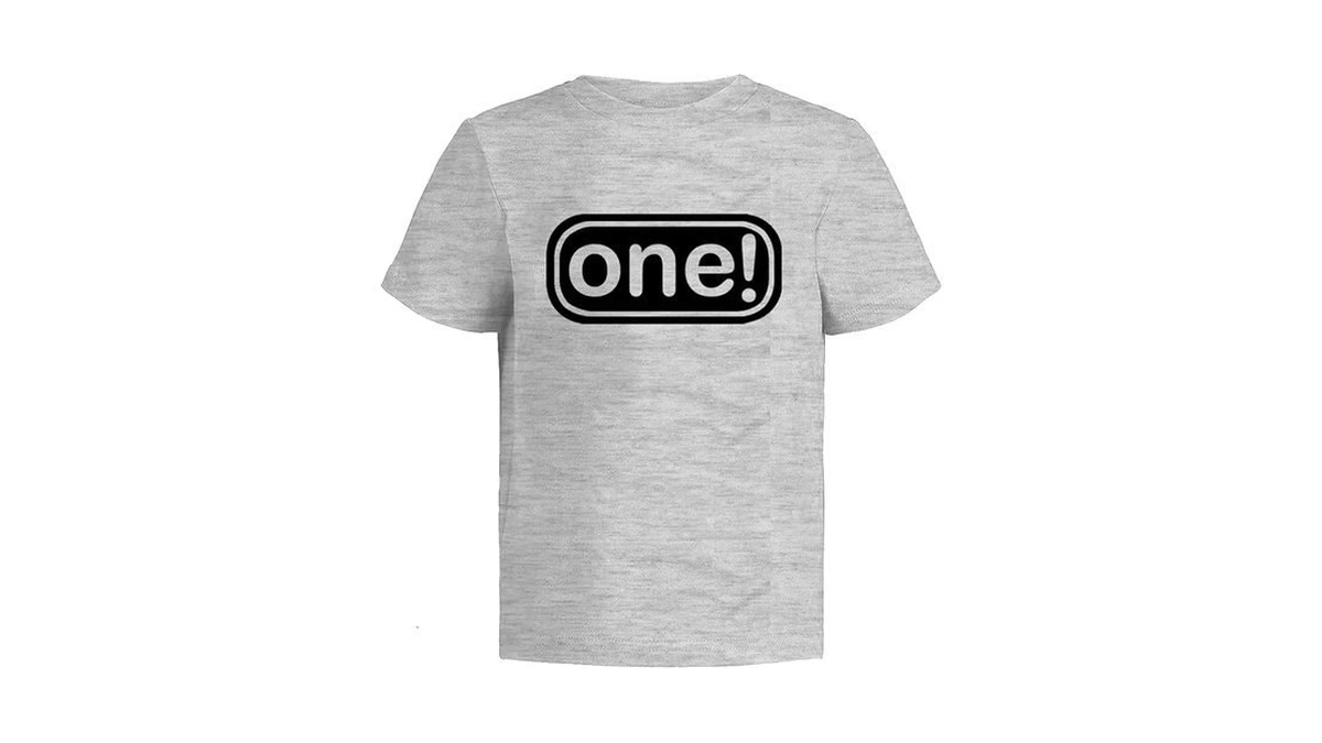 First Birthday Boy Shirt – One Year Old Toddler Tee